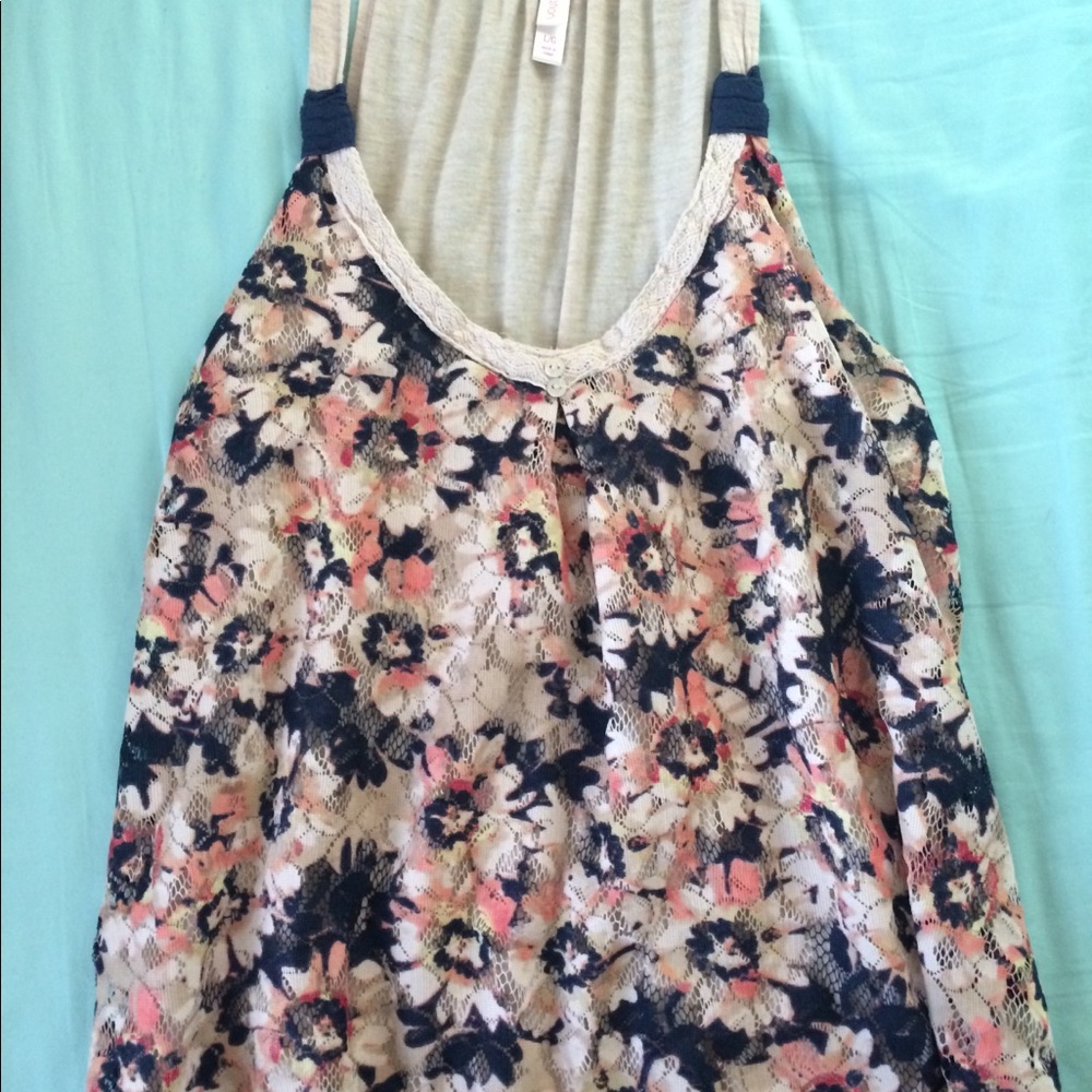 Floral tank top